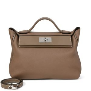 Hermès Etoupe Togo and Swift 24/24 29 Palladium Hardware, 2020