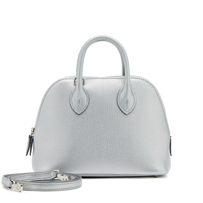Hermès Argent Chèvre Chamkilight Mini Bolide 1923 Palladium Hardware, 2026