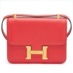 Hermès Rouge de Coeur Epsom Constance 23 Gold Hardware, 2017 Hermès Rouge de Coeur Epsom Constance 23 Gold Hardware, 2017
