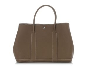 Hermès Etoupe Negonda Garden Party 36 Palladium Hardware, 2020