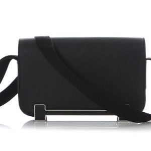 Hermès Black Epsom Geta Slim Palladium Hardware, 2026