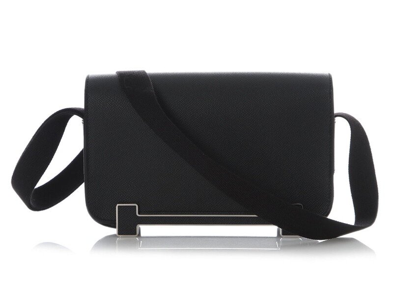 Hermès Black Epsom Geta Slim Palladium Hardware, 2026