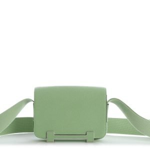 Hermès Vert Criquet Chèvre Mysore Geta Palladium Hardware, 2023