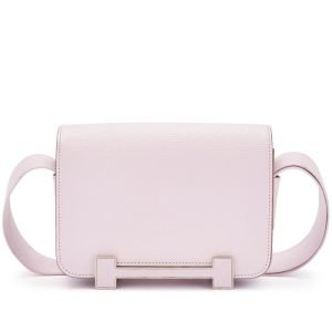 Hermès Mauve Pale Chèvre and Biscuit Verso Geta Palladium Hardware, 2023