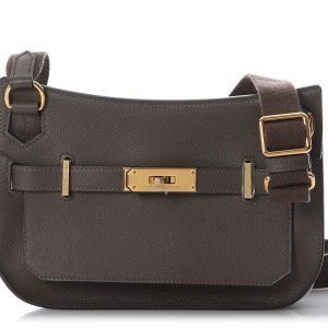 Hermès Ebene Evercolor Mini Jypsiere Gold Hardware, 2024