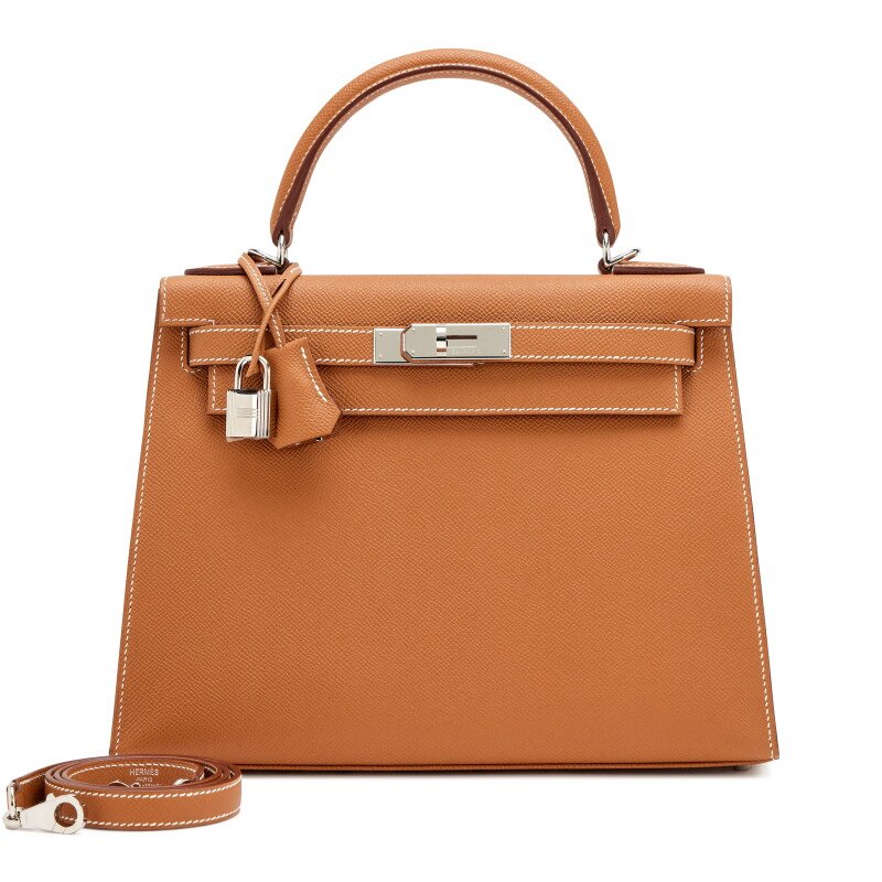 Hermès Gold Epsom Kelly 28 Sellier Palladium Hardware, 2024