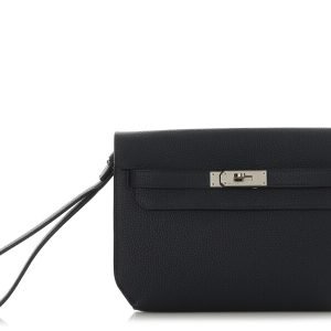 Hermès Bleu Nuit Togo Kelly Depeches 25 Palladium Hardware, 2020 Hermès Bleu Nuit Togo Kelly Depeches 25 Palladium Hardware, 2020