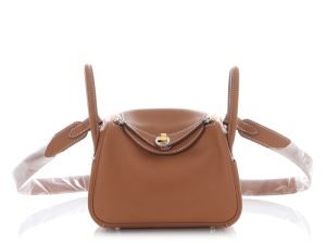 Hermès Gold Swift Mini Lindy 20 Electrum Hardware, 2025