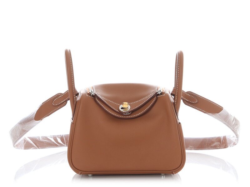 Hermès Gold Swift Mini Lindy 20 Electrum Hardware, 2025