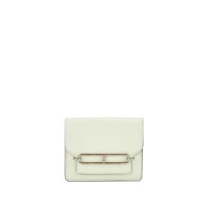 Hermès Vert Fizz Evercolor Roulis Slim Wallet Palladium Hardware, 2022