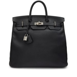 Hermès Black Togo HAC Birkin 40 Palladium Hardware, 2017 Hermès Black Togo HAC Birkin 40 Palladium Hardware, 2017