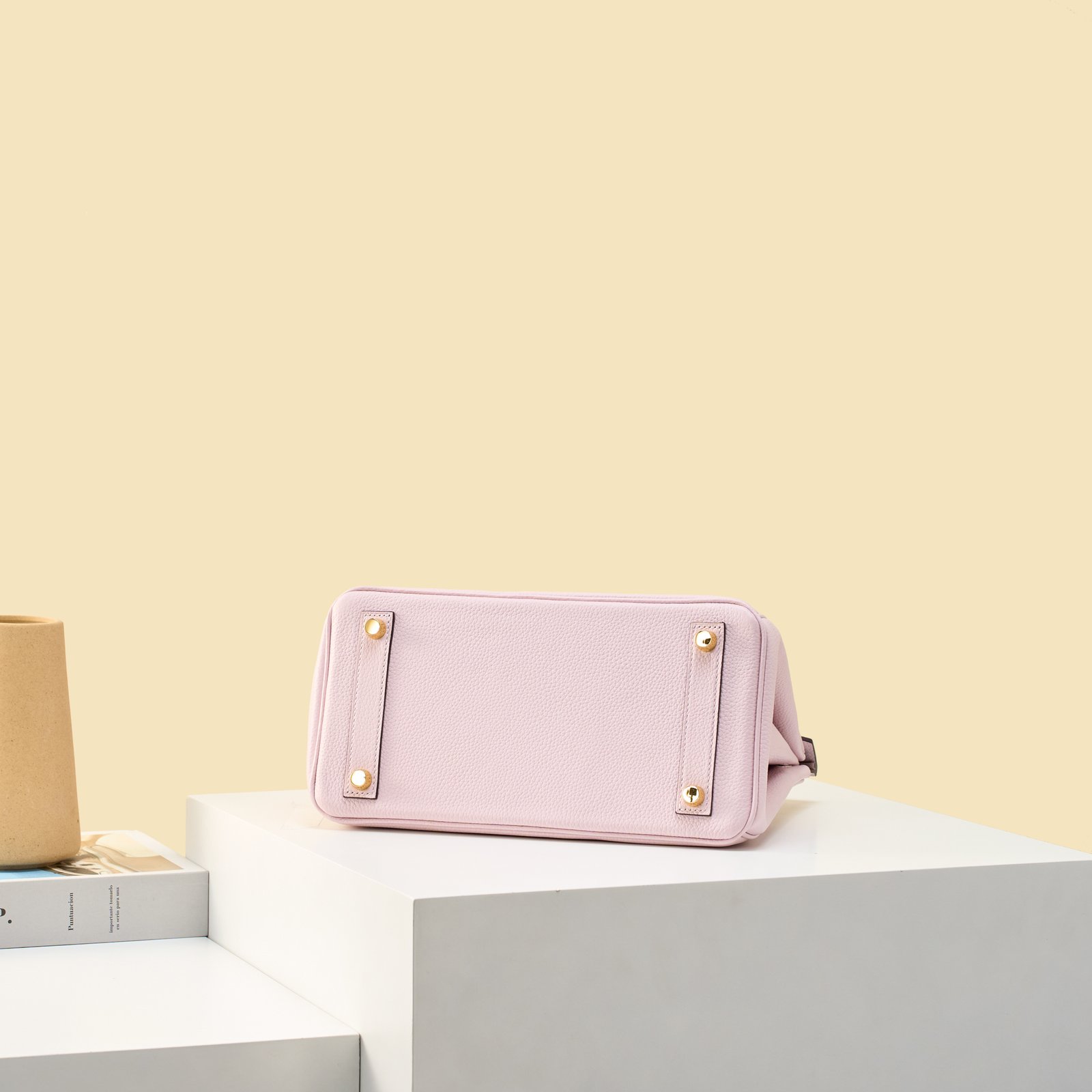 JX Birkin 25 in Dream Purple with Contrast Stitching – Artisan Code 052, Hand-Stitched, Stainless Steel Hardware