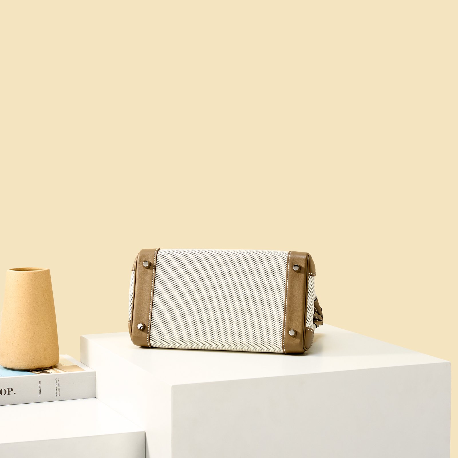 JX Birkin 25 in Etoupe – Artisan Code 052, Hand-Stitched, Stainless Steel Hardware