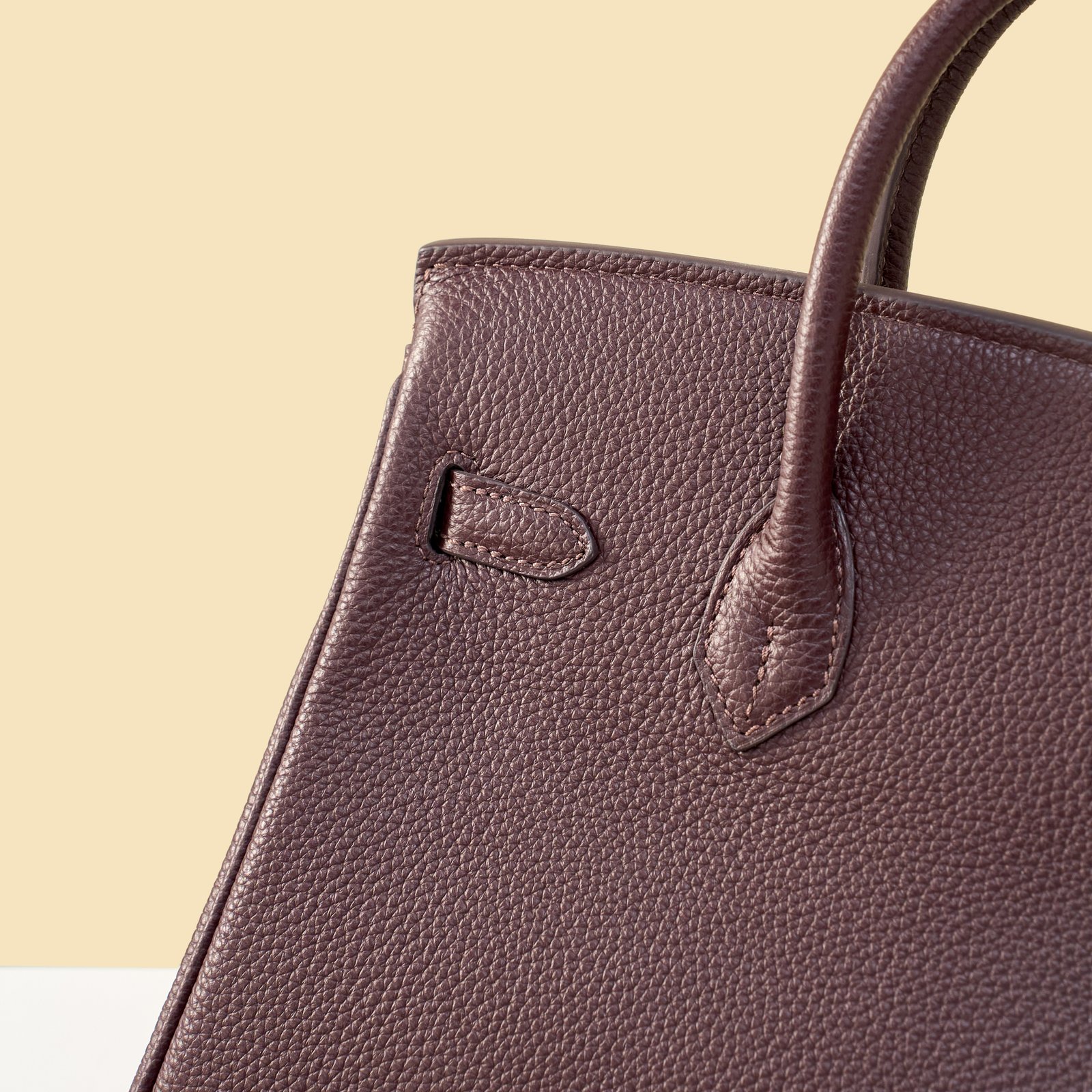 JX Birkin 25 in Jujube Red with Contrast Stitching – Artisan Code 052, Hand-Stitched, Stainless Steel Hardware