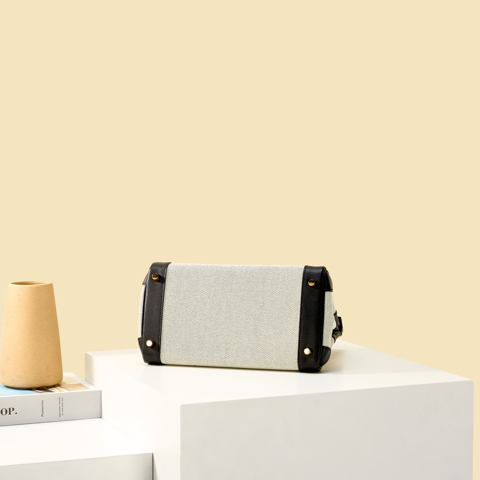 JX Birkin 25 in Noir – Artisan Code 052, Hand-Stitched, Stainless Steel Hardware