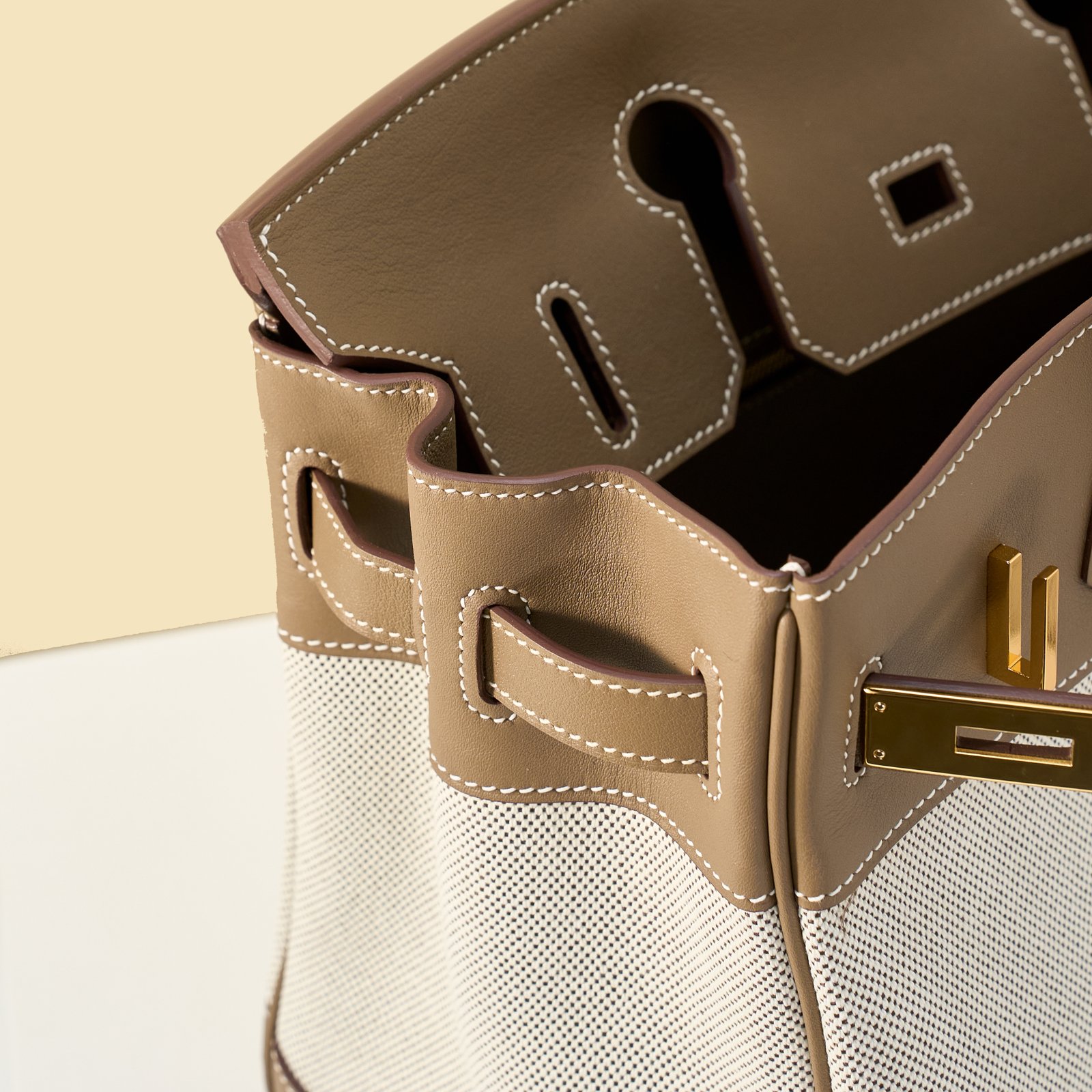 JX Birkin 30 in Etoupe – Artisan Code 052, Hand-Stitched, Stainless Steel Hardware