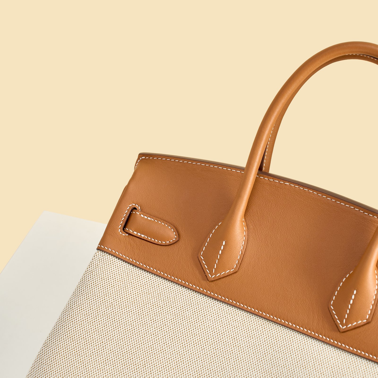 JX Birkin 30 in Gold – Artisan Code 052, Hand-Stitched, Stainless Steel Hardware