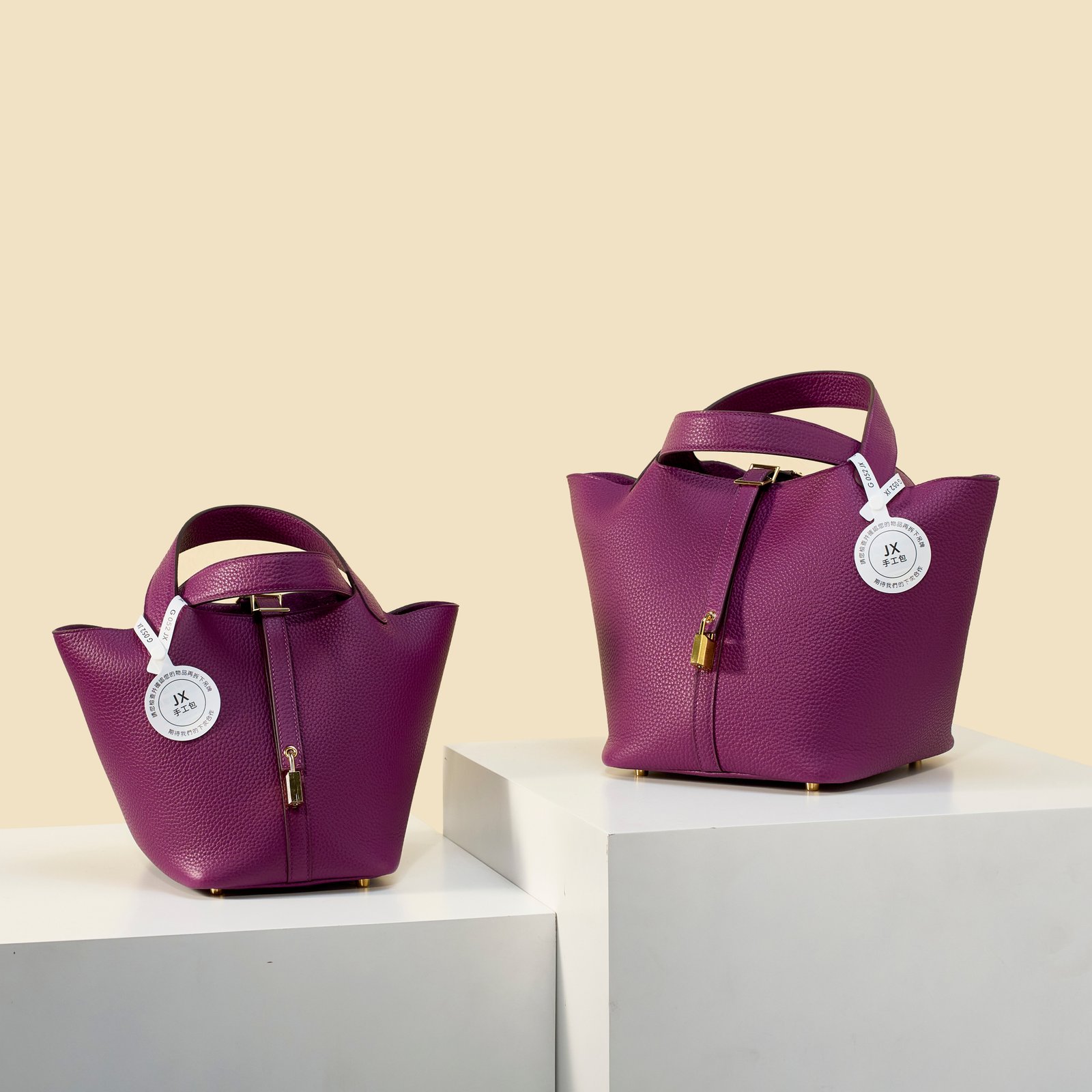 JX Premium Picotin Lock in Anemone Purple – Artisan Code 052, Sizes 18 & 22