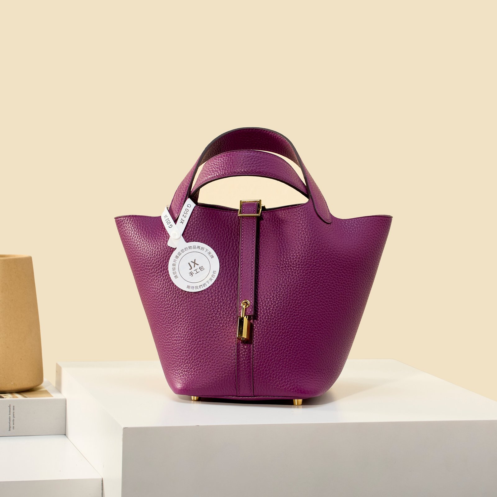 JX Premium Picotin Lock in Anemone Purple – Artisan Code 052, Sizes 18 & 22
