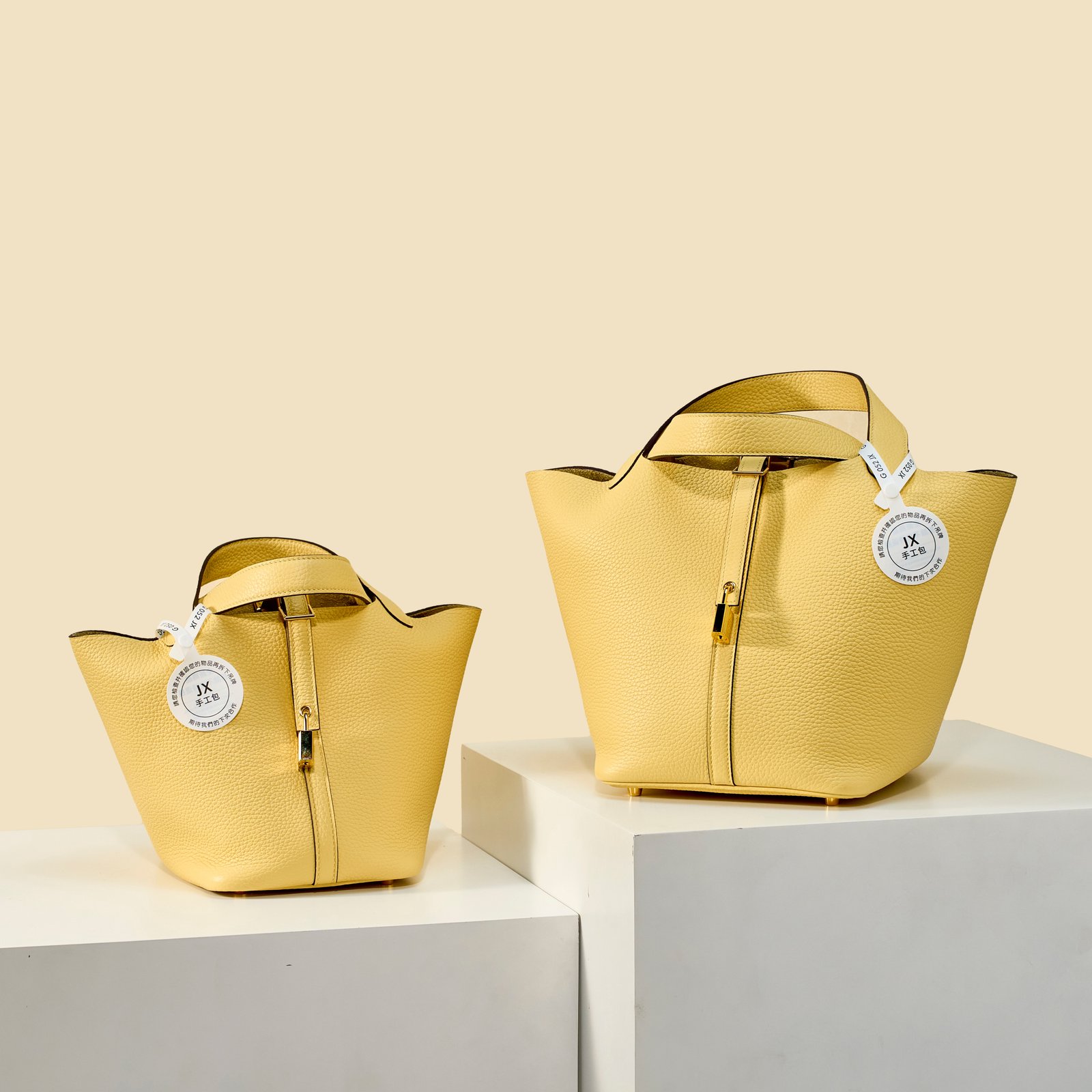JX Premium Picotin Lock in Chick Yellow – Artisan Code 052, Sizes 18 & 22 – 01 JX Premium Picotin Lock in Chick Yellow – Artisan Code 052, Sizes 18 & 22