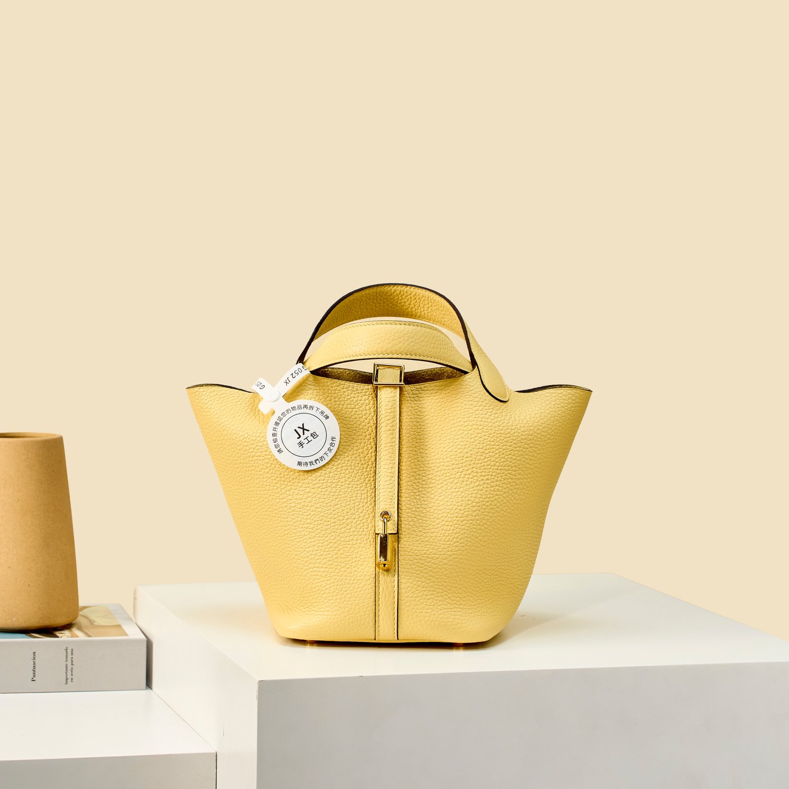 JX Premium Picotin Lock in Chick Yellow – Artisan Code 052, Sizes 18 & 22