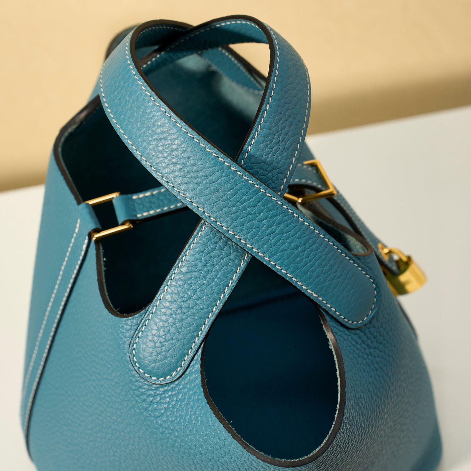JX Premium Picotin Lock in Denim Blue – Artisan Code 052, Sizes 18 & 22