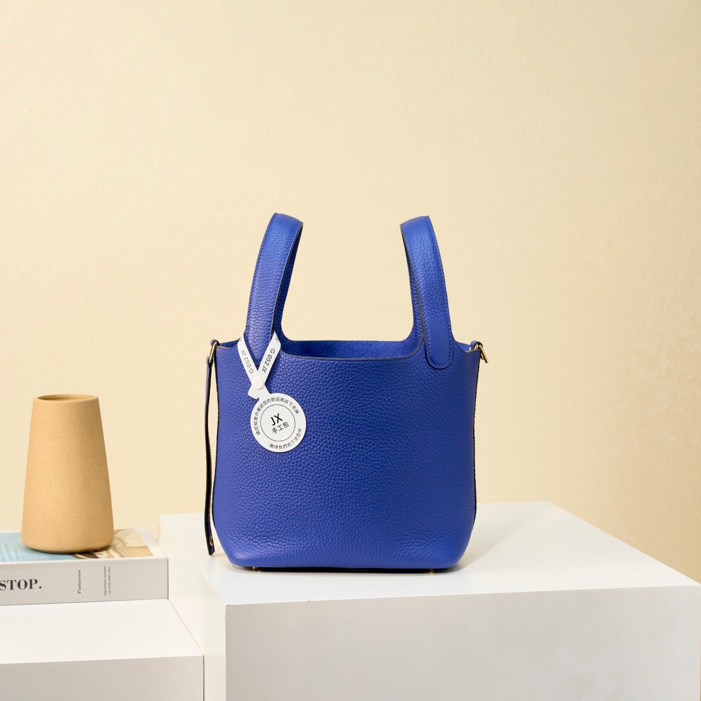 JX Premium Picotin Lock in Electric Blue – Artisan Code 052, Sizes 18 & 22