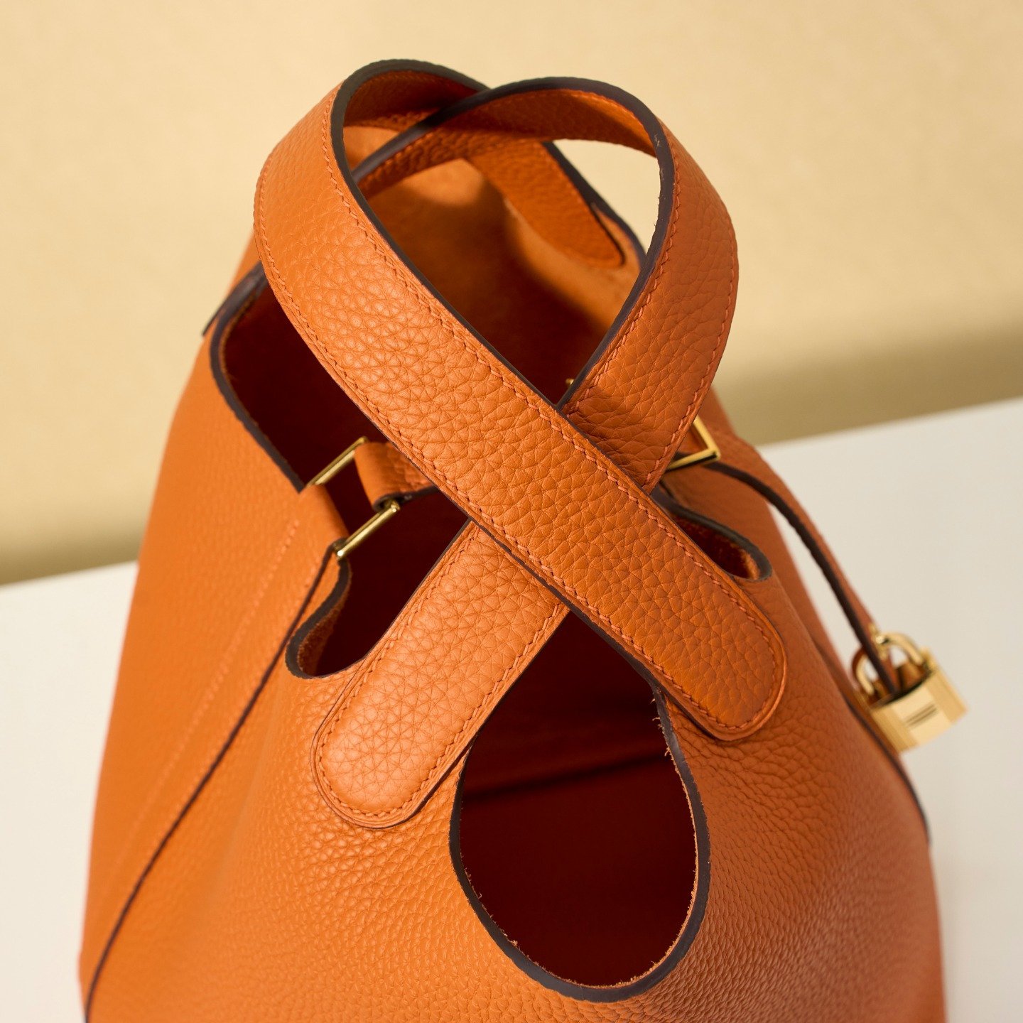 JX Premium Picotin Lock in Orange – Artisan Code 052, Sizes 18 & 22