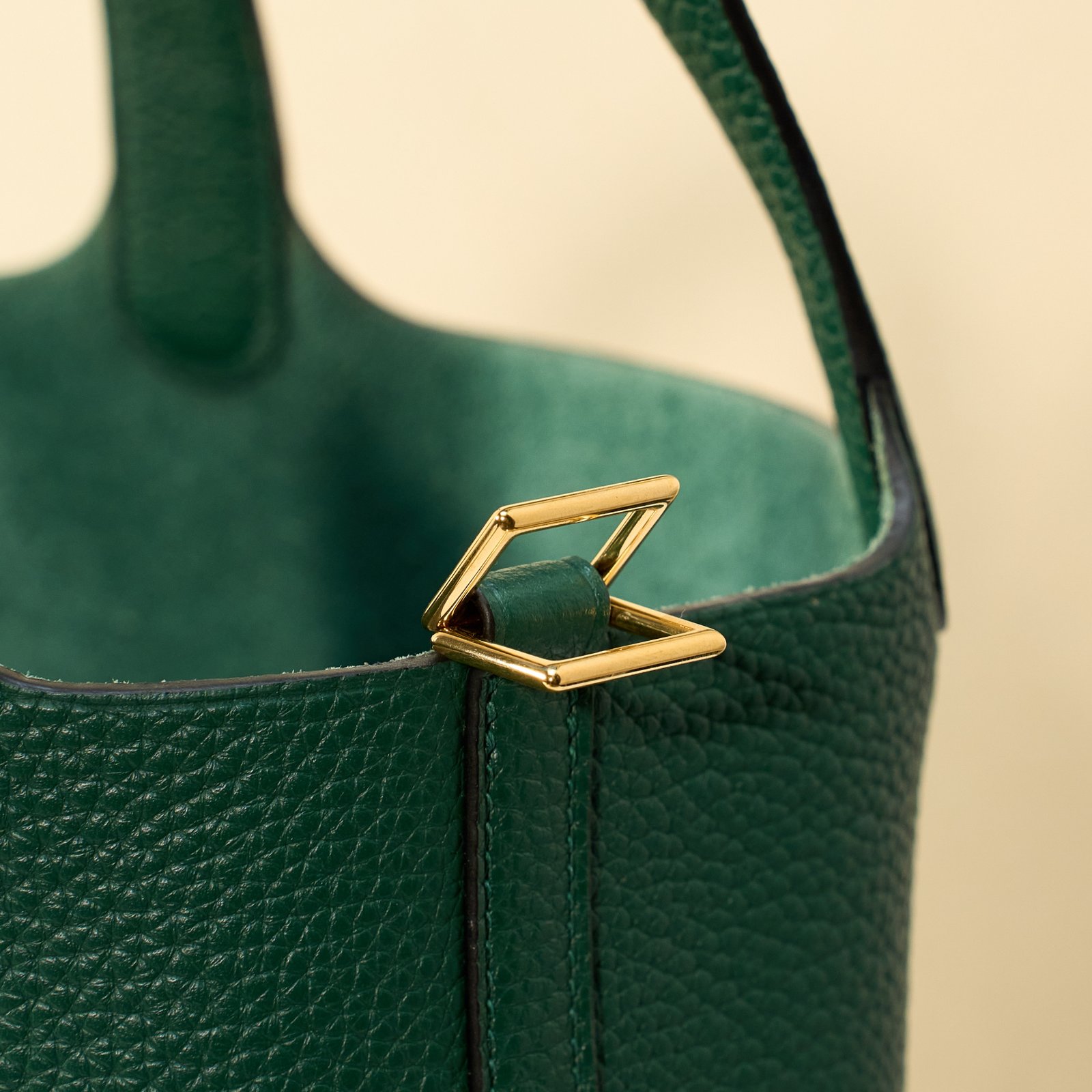JX Premium Picotin Lock in Peacock Green – Artisan Code 052, Sizes 18 & 22